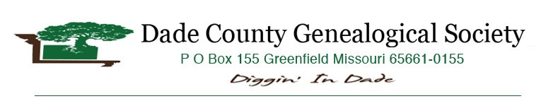 DCGS Logo Click here to go to the Dade County Genealogical Society.